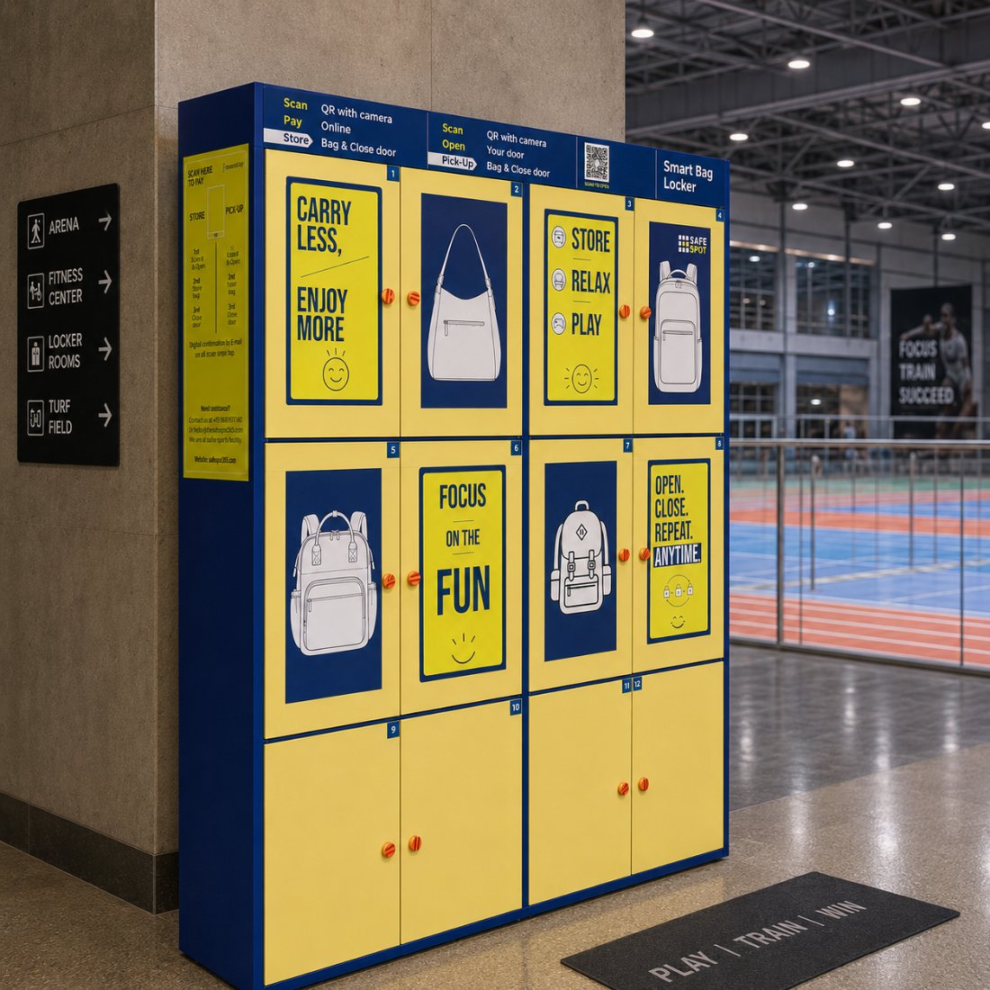 SafeSpot Smart Bag Locker